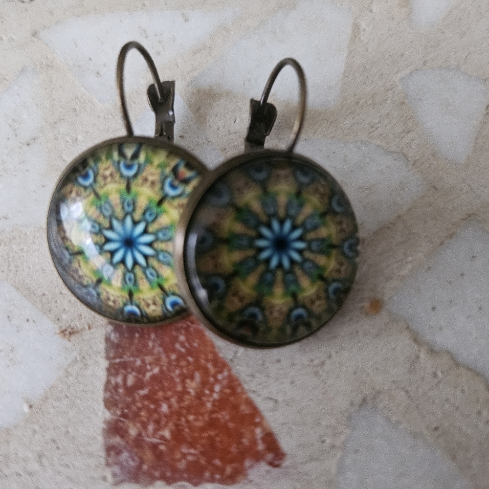 ♡ Boho Kaleidoscope Earrings♡Purchased from Nordstroms💮